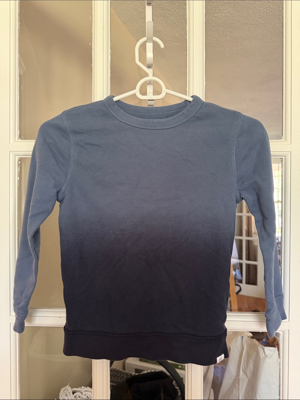 Gap Kids size S Blue Ombre Crewneck Sweater - kids unisex